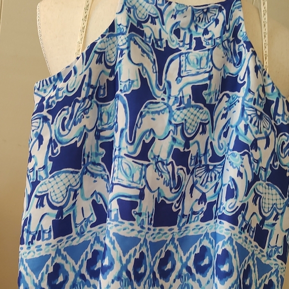 Lilly Pulitzer Elephant Print Romper XS - Picture 7 of 13
